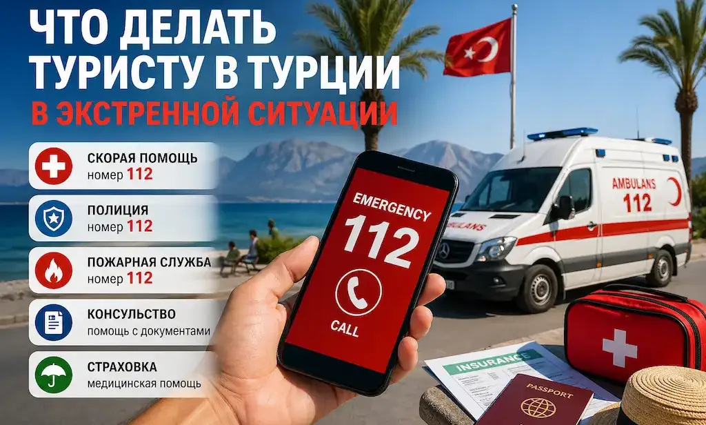 Скорая помощь в Турции номер 112 — что делать туристу в экстренной ситуации