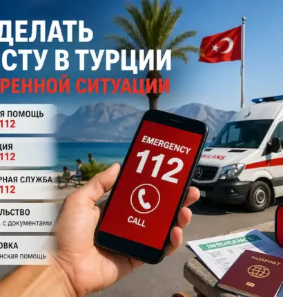 Скорая помощь в Турции номер 112 — что делать туристу в экстренной ситуации