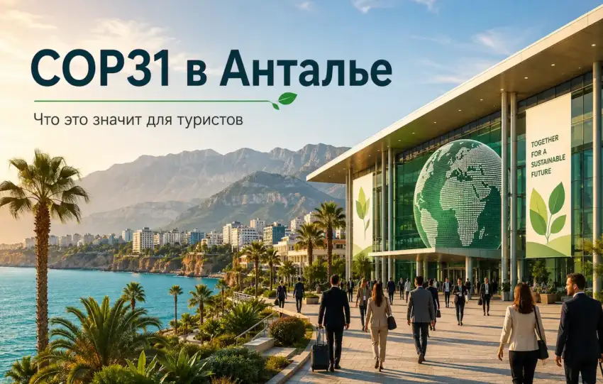 COP31 в Анталье в ноябре 2026 года — что важно знать туристам