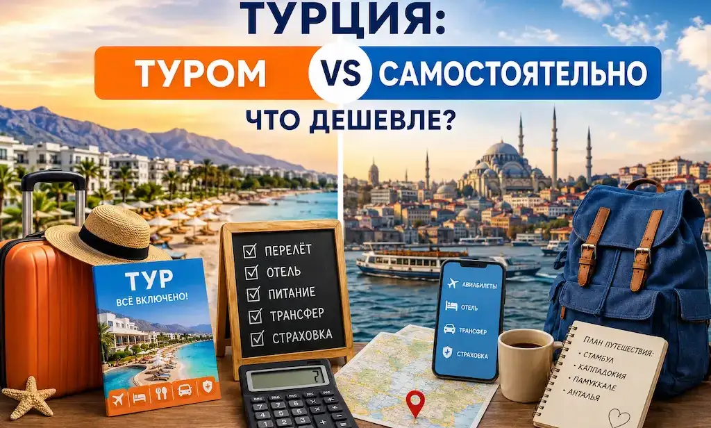Турция туром или самостоятельно — что дешевле