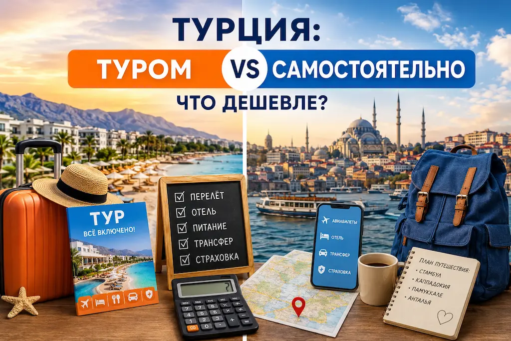 Турция туром или самостоятельно — что дешевле
